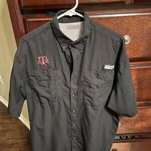 Texas A&M Columbia PFG Fishing Shirt